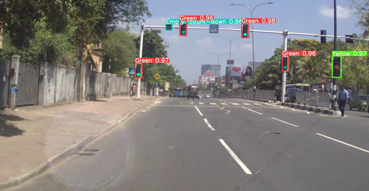 Traffic light detection example 2