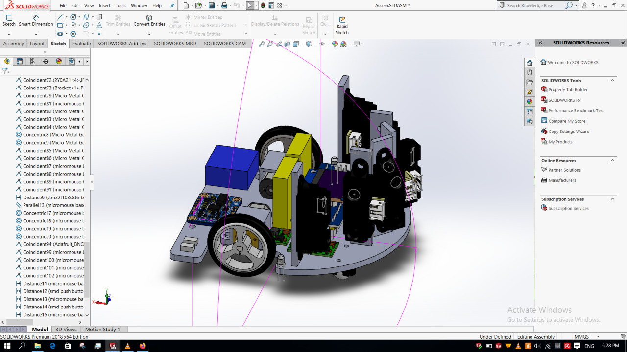 SLIIT micromouse: Jerry schematic